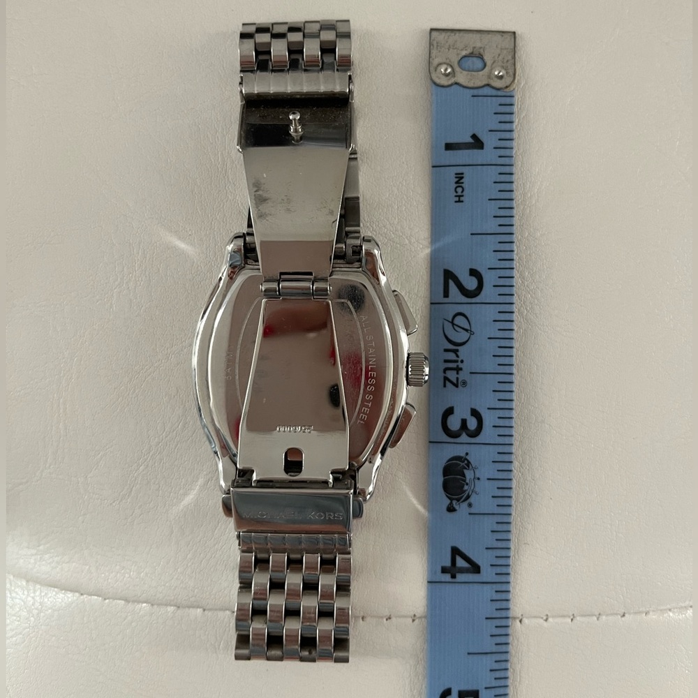 Michael Kors Amherst Chronograph Champagne Dial Stainless Steel MK-5897 Watch - Picture 2 of 7